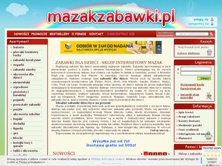 Podgląd mazakzabawki.pl