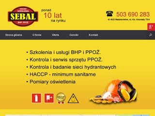 Podgląd sebal-bhp.pl