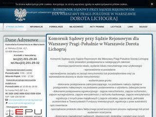 Podgląd komorniknapradze.pl