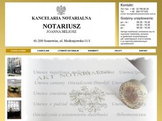 Podgląd notariuszsosnowiec.com.pl