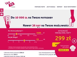 Podgląd https://taktofinanse.pl