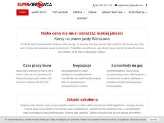 Podgląd superkierowca.waw.pl