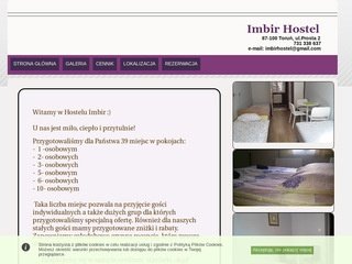 Podgląd imbirhostel.pl