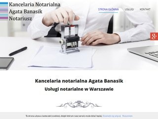 Podgląd notariuszagatabanasik.pl