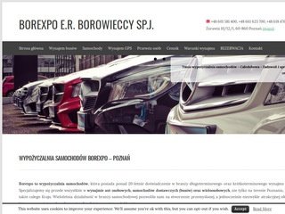 Podgląd https://wypozyczalnia-borexpo.pl