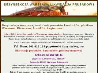 Podgląd https://dezynsekcja-prusaki-karaluchy-warszawa.com