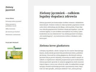 Podgląd https://www.zielonyjeczmien.com.pl