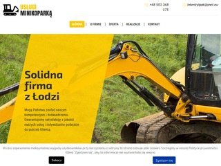 Podgląd uslugiminikoparkalodz.pl