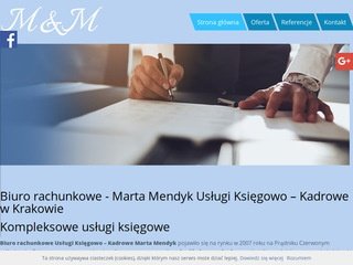 Podgląd ksiegowosc.mendyk.com.pl