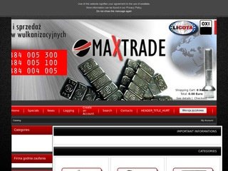 Podgląd sklep.max-trade.pl