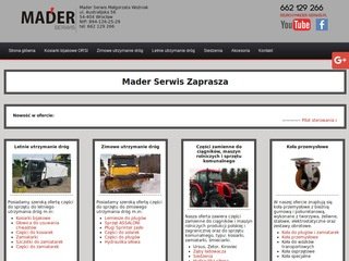 Podgląd mader-serwis.pl