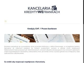 Podgląd kancelariakredytywefrankach.pl