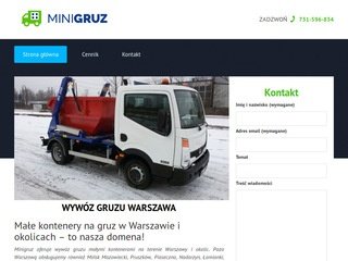 Podgląd minigruz.pl