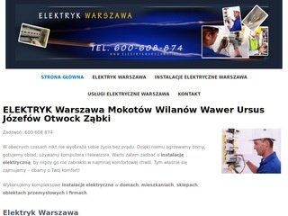 Podgląd https://elektrykwarszawa.info