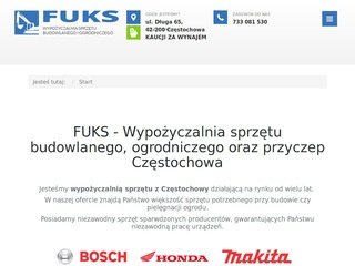 Podgląd https://www.wypozyczalnia-fuks.pl