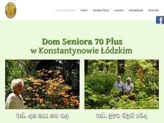 Podgląd https://www.domseniora70plus.pl