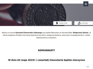 Podgląd komornikostrowwlkp.pl