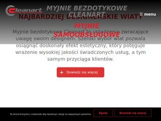 Podgląd myjniecleanart.pl