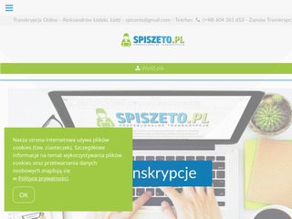 Podgląd https://www.spiszeto.pl