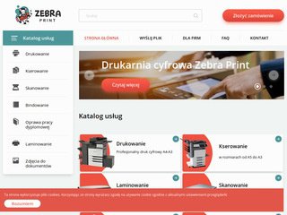 Podgląd https://zebradruk.pl