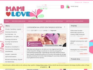 Podgląd https://www.mamilove.eu