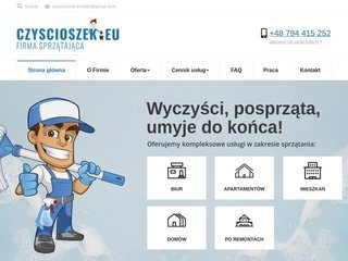 Podgląd https://czyscioszek.eu