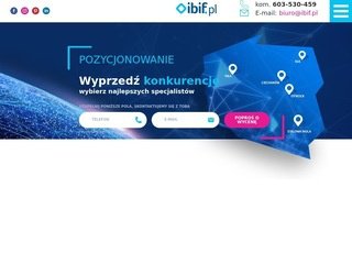 Podgląd https://www.pozycjonowanieibif.pl