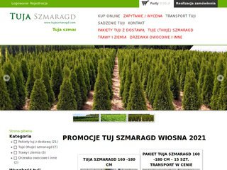 Podgląd https://www.tujaszmaragd.com