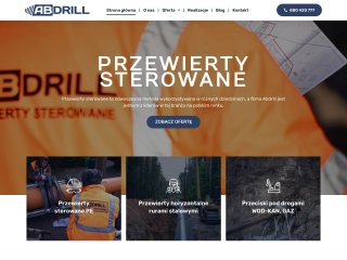 Podgląd Przewierty sterowane, przewierty horyzontalne ABDRILL