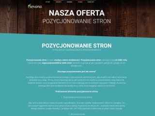 Podgląd https://sevana.com.pl/pozycjonowanie-stron.html