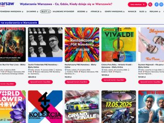 Podgląd Bilety na wydarzenia Warszawa - Bilety Online