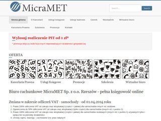 Podgląd micramet.pl