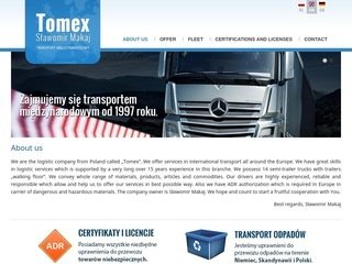 Podgląd tomex-transport.pl