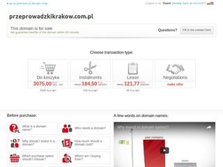 Podgląd przeprowadzkikrakow.com.pl