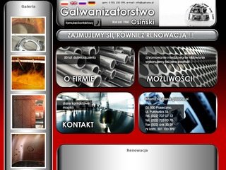 Podgląd galvano.pl