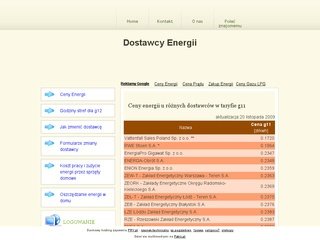 Podgląd dostawcy-energii.prv.pl