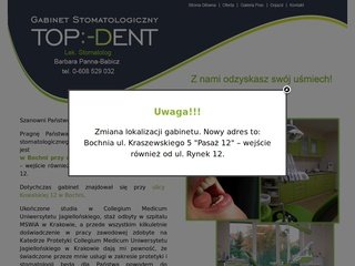 Podgląd dentysta.bochnia.pl