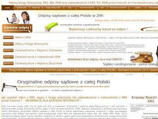 Podgląd odpisy.com.pl