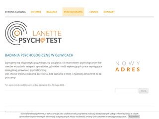 Podgląd lanettepsychotest.pl