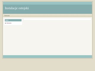 Podgląd instalacje-ostojski.pl
