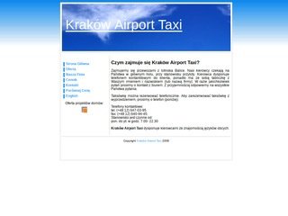 Podgląd krakow-airport-taxi.co.uk