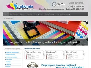 Podgląd drukarniawarszawa.com.pl