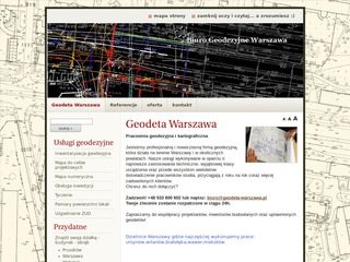 Podgląd geodeta-warszawa.pl