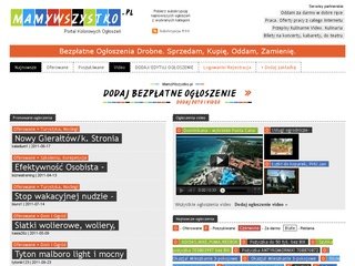 Podgląd mamywszystko.pl