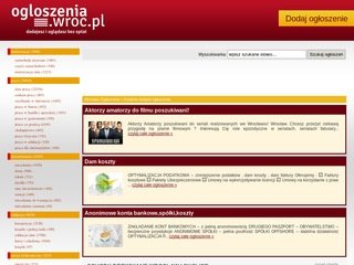 Podgląd ogloszenia.wroc.pl