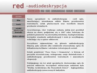 Podgląd audiodeskrypcja.com.pl