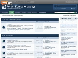 Podgląd forumkomputerowe.pl