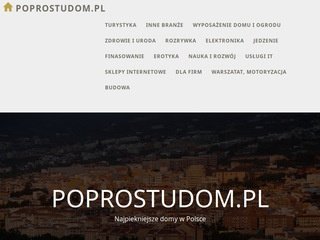 Podgląd poprostudom.pl