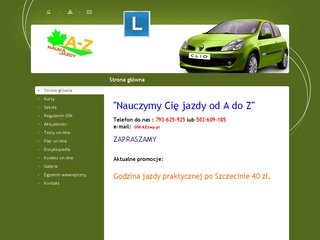 Podgląd a-z.prawojazdy.com.pl