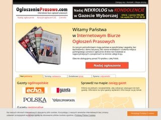 Podgląd ogloszeniaprasowe.com